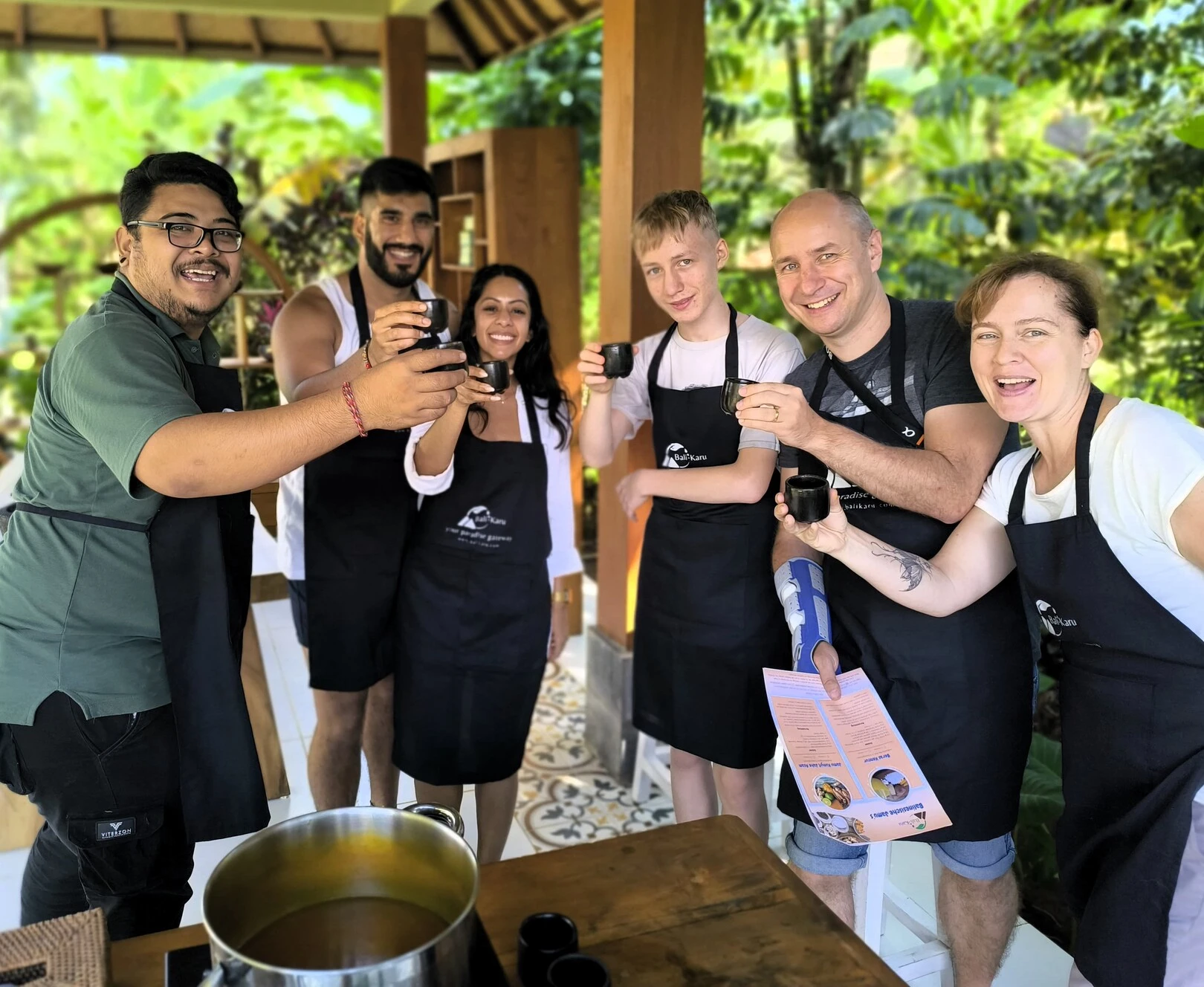 cooking class bali including jamu tasting