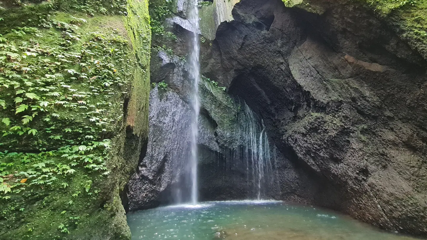 beautiful hidden waterfall