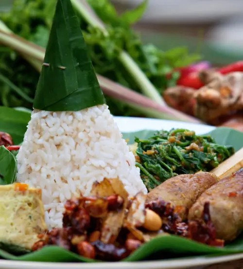 nasi campur the healthy bali food