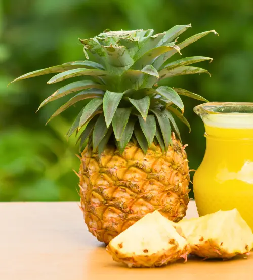 sweet and healthy pinapple juice