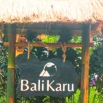 balikaru gate - signboard welcome at the entrace