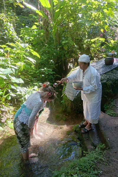 Blessing-jungle-water-ceremony blessing and purification by mangku